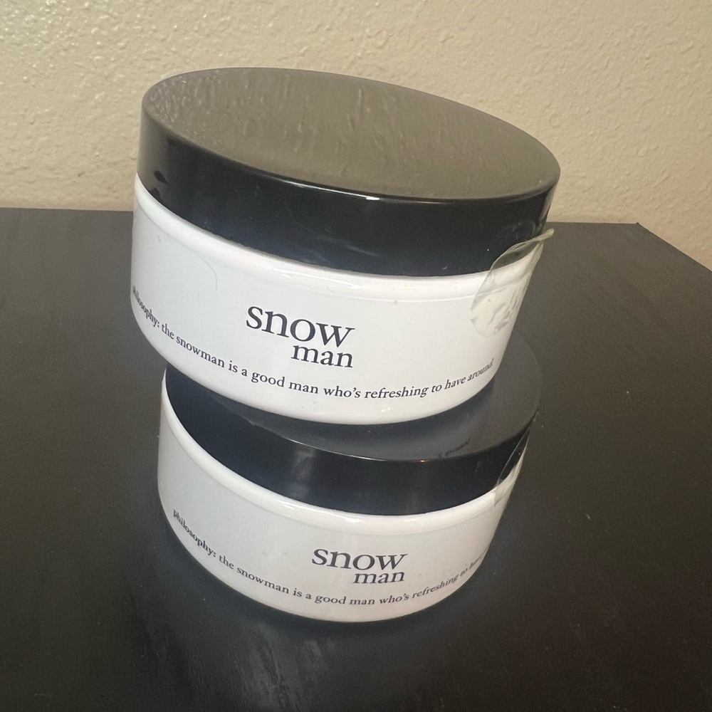 philosophy snow man lotion set